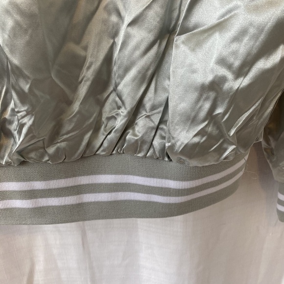 Walt Disney Imagineering Exclusive Large Mickey Disco Silver Varsity Jacket NWT - Picture 12 of 14